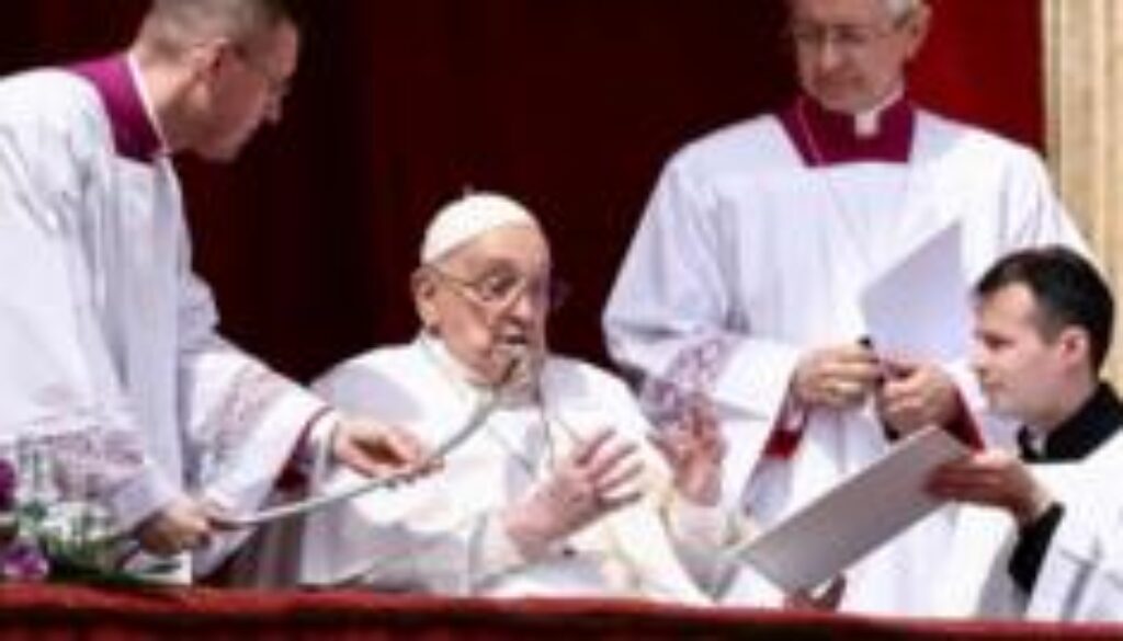 Watch: Pope blesses crowd as Easter celebrated worldwide