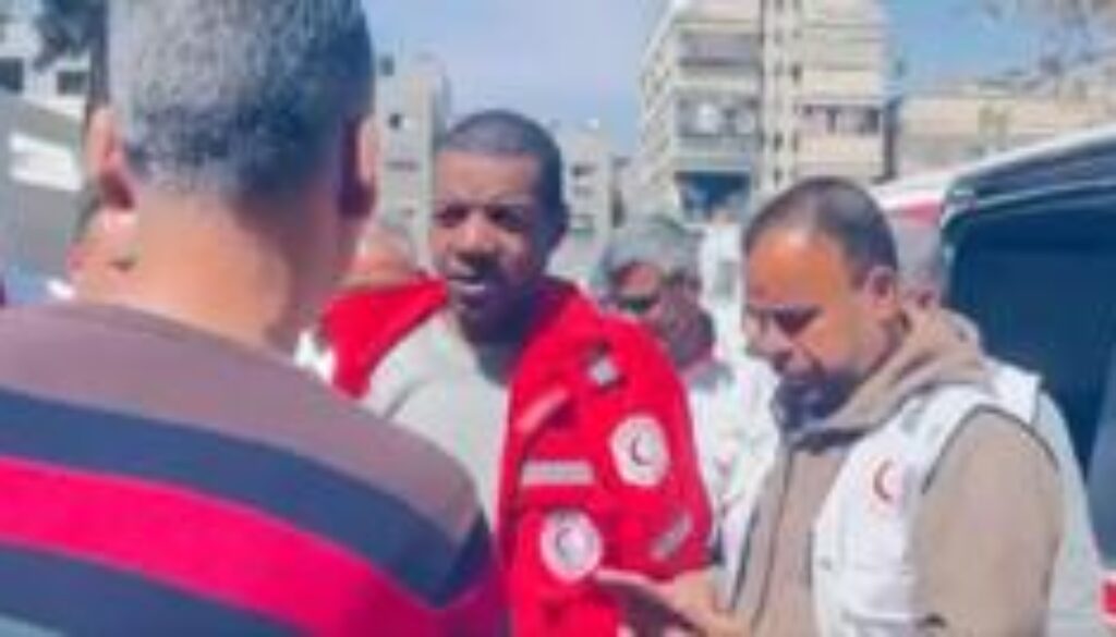 Gaza medic detained during deadly Israeli attack released, Red Crescent says