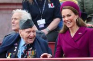 Veterans, royals and a packed Mall - the celebrations in pictures