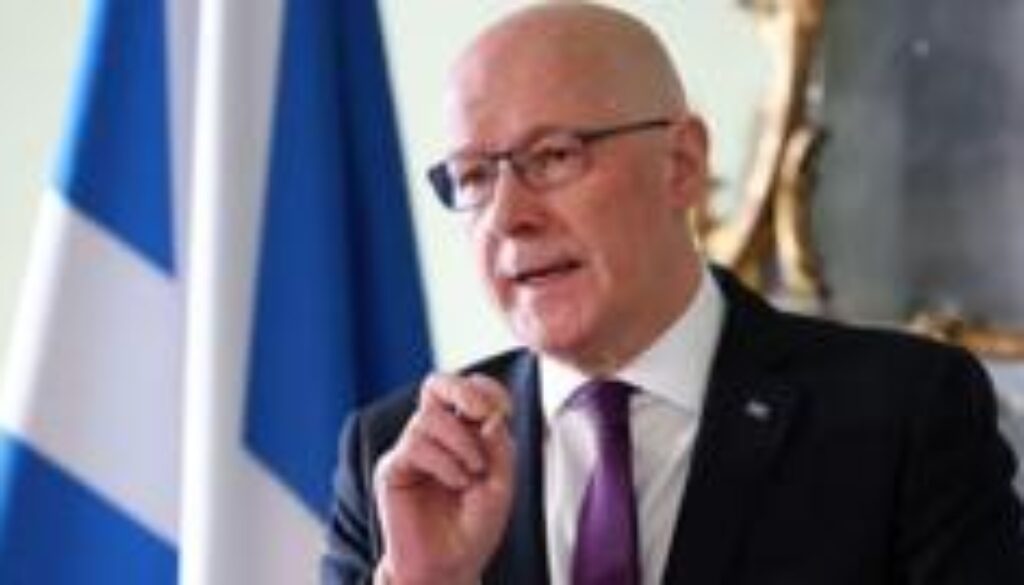 Scotland's First Minister Swinney will not support assisted dying bill