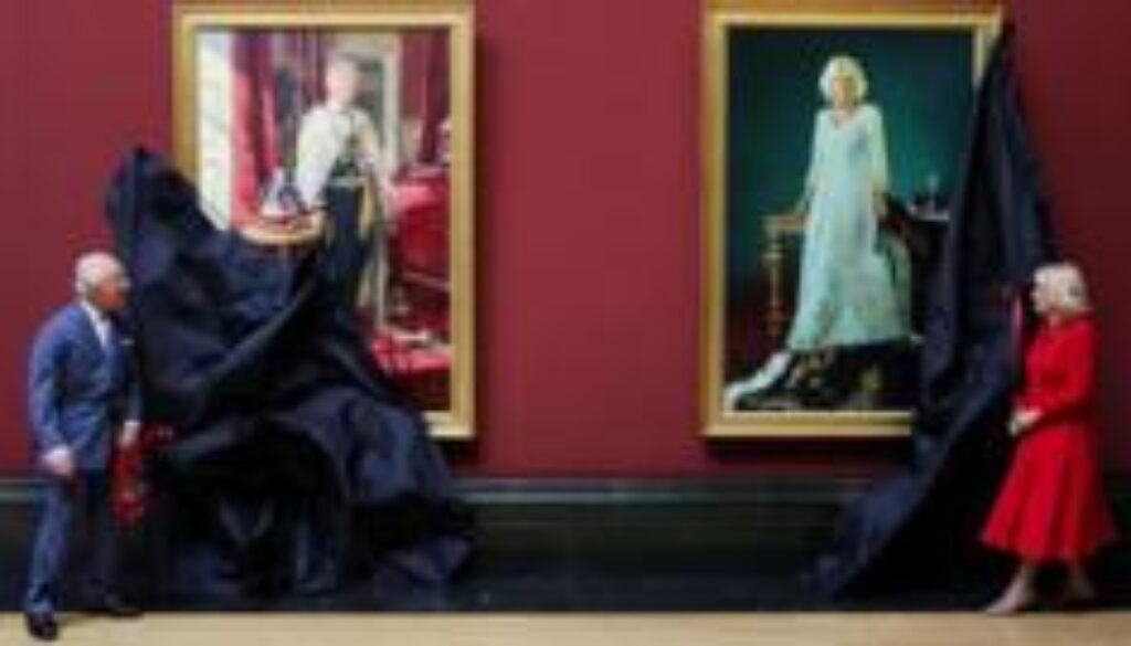 King and Queen unveil Coronation portraits