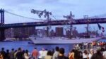 Two dead as Mexican Navy ship crashes into Brooklyn Bridge
